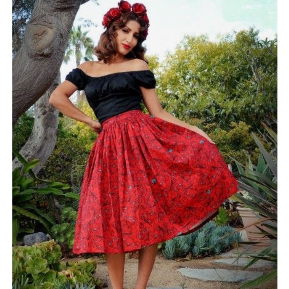 Pinup Girl Clothing Jenny Skirt